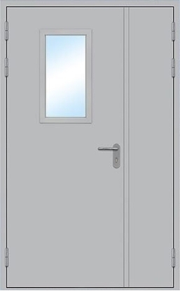 Изображение Дверь противопожарная L200 остекленная 1200х2100