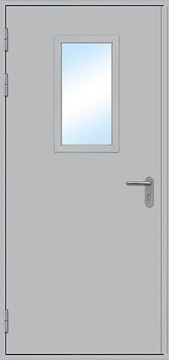 Изображение Дверь противопожарная L100 остекленная 1000х2100